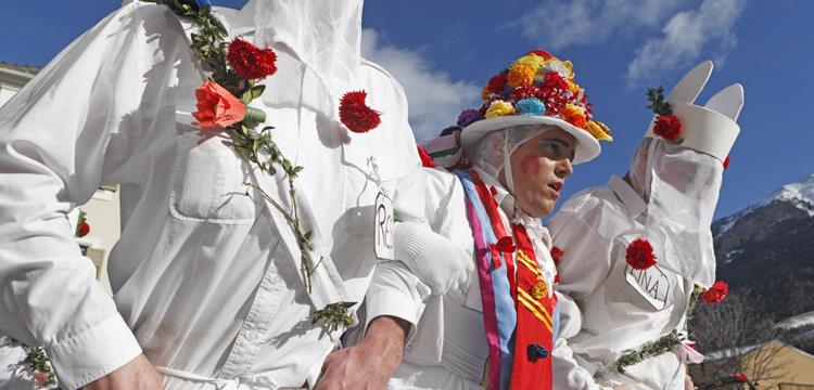 Traditioneel Zusslrennen in Prad
