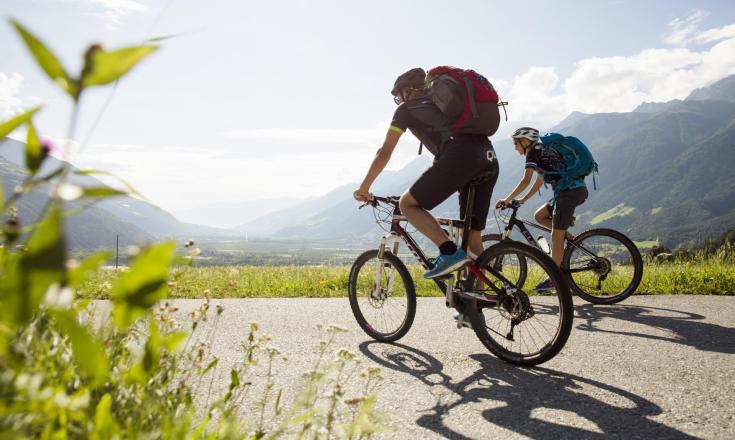 Radfahren im Vinschgau