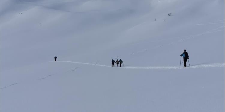 Ski Tour to the Vordere Schöneck Peak